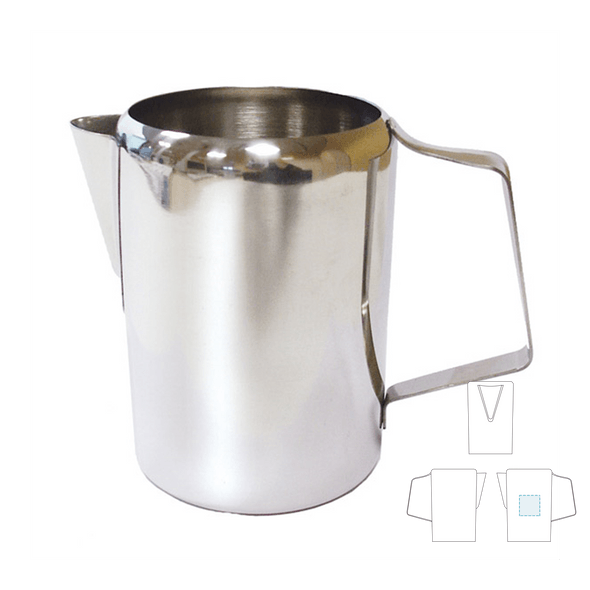 Stainless steel milk jug